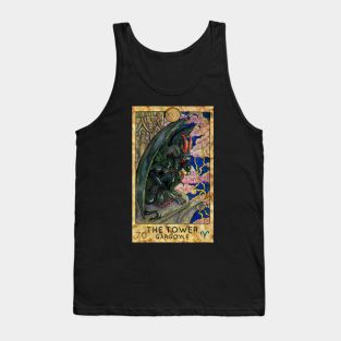 The Tower. Major Arcana Tarot Card. Tank Top